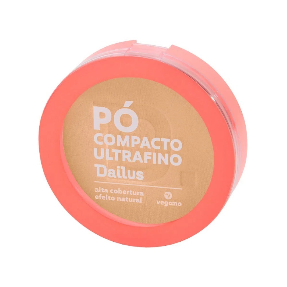 Pó Compacto Ultrafino Dailus Vegano D3 Claro em Oferta na Shopee