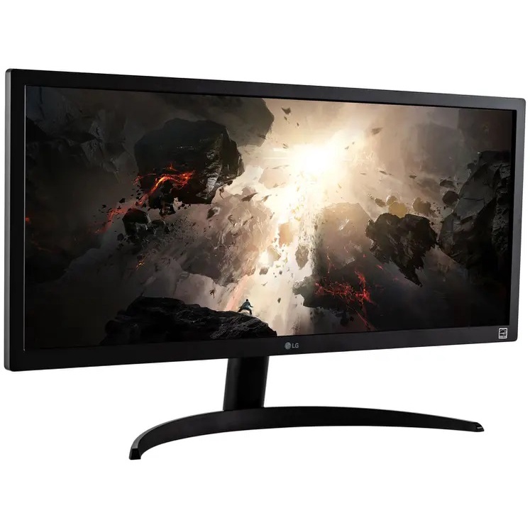 Monitor Gamer LG UltraWide 26WQ500 LCD 25.7" preto 100V/240V