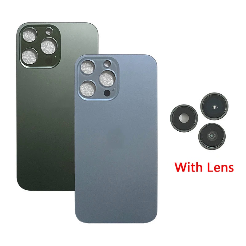 Diy para iPhone XR Retrofit 13 Pro tampa traseira Vidro Grande Buraco Câmera de Vidro Traseiro para XR a 14 Pro Peça De