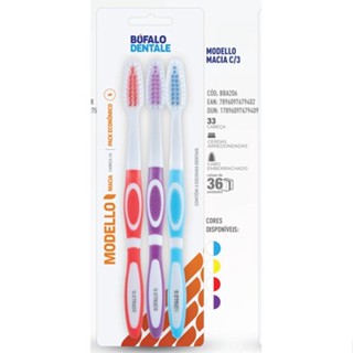 Escova Dental Modello Macia Com 3 Bufalo