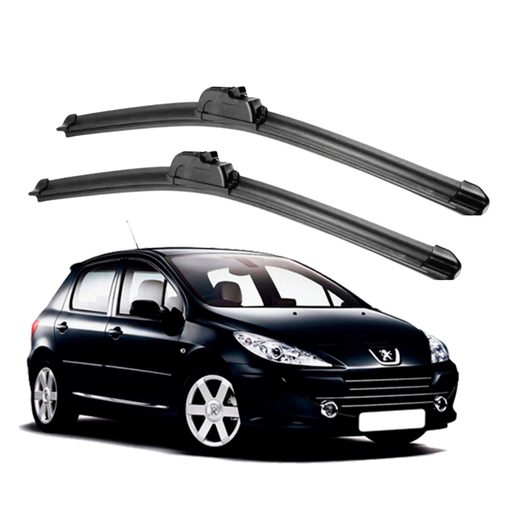 Par Palheta Limpador Parabrisa Dianteiro Peugeot 307 2001 2002 2003 2004 2005 em Oferta na Shopee