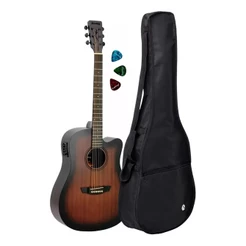 Violao Strinberg Forest Fs-4d Tbs El-ac Folk+ Capa Reforcada