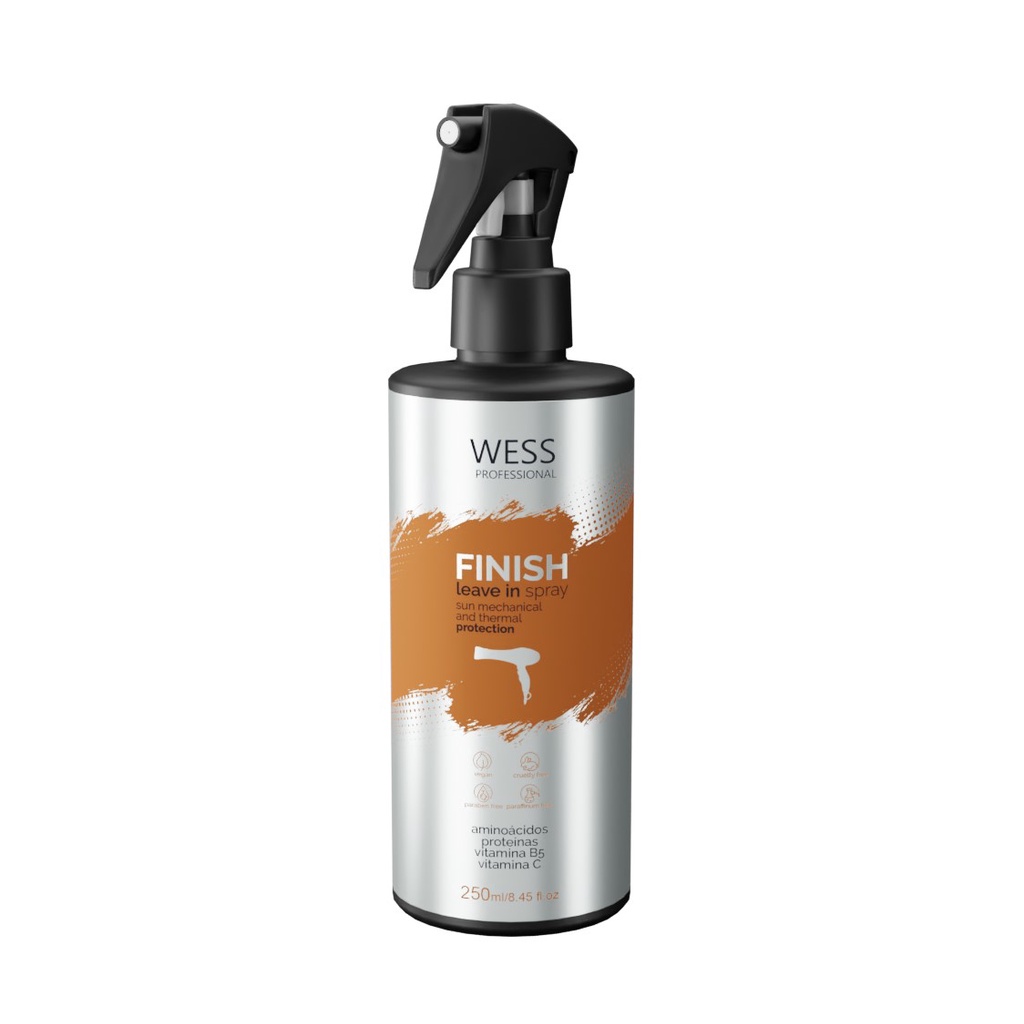 Wess Finish Protector Leave in - 250ml em Oferta na Shopee