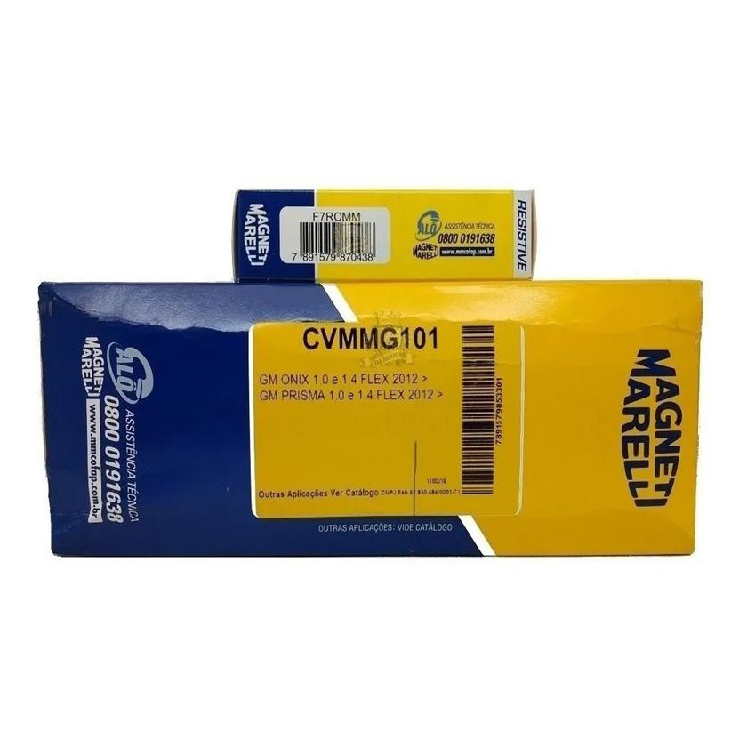 Kit Jogo Cabo E Vela Spin 1.8 8v Spe 4 Eco Flex Desde 2017