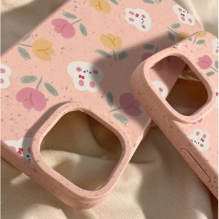 Aplicáveliphone 15 Pro Max capa de telefone proteção ambiental rosa proteção câmera à prova de choque simples rosa floweriphone 14 13 Pro Max 12 11 XR XS Max 7 8Plus 10QL