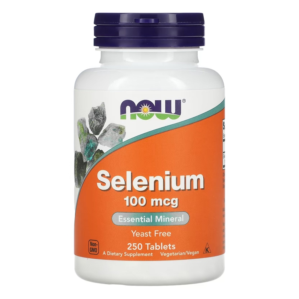 Selênio 100mcg Now Foods Selenium 250 Tablets Importado em Oferta na Shopee
