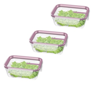 Kit 3 Potes Plástico Empilhaveis Com Travas Hermético Organizador Cozinha 330ml – Sanremo Roxo em Oferta na Shopee