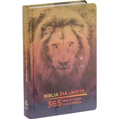 Bíblia 365 Dia e Noite | NAA | Letra Normal | Capa Dura | Leão