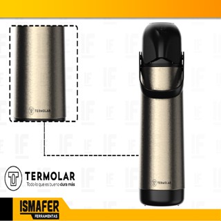 Garrafa Termica 1 L Inox Ginger Pressao Café Lumina Termolar