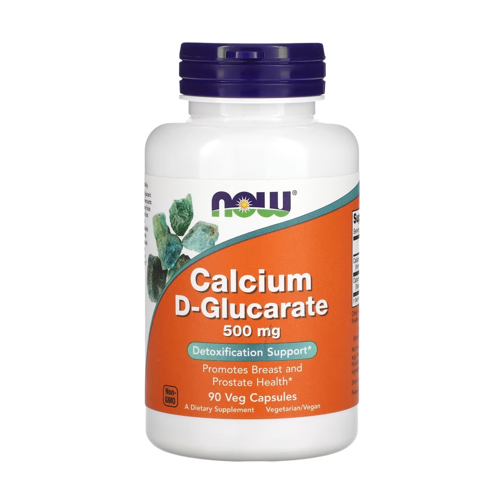 D-Glucarato Cálcio 500mg Now Foods 90Veg Caps Importado