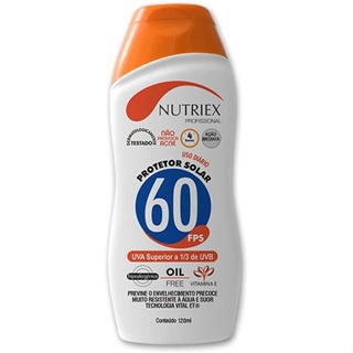 Protetor Solar FPS 60 120ml - Nutriex em Oferta na Shopee