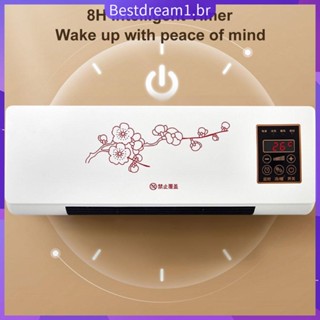Folklore Mini Ar Condicionado Tela De Toque Frio Aquecedor De Parede Com 16-40 Graus Ajustável Para Dormitório/Banheiro/Cozinha
