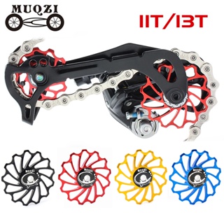 MUQZI MTB Cerâmica Para Ciclismo De Estrada Jockey Polia Do Desviador Traseiro 11T 13T 7005 Guia De Liga De Alumínio em Oferta na Shopee
