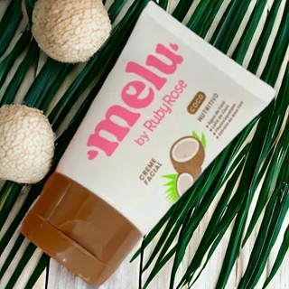 Creme Facial Nutritivo Coco Melu ÁGUA DE COCO e LEITE DE COCO Que ajuda na Hidratação, Nutrição e Regeneração Da Sua Pele.By Ruby Rose 40 g RR5603