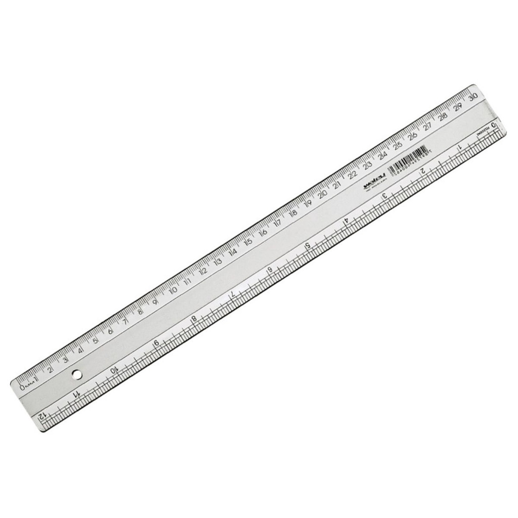Régua Waleu Cristal 30cm: Onde Comprar | BuscaProdutos