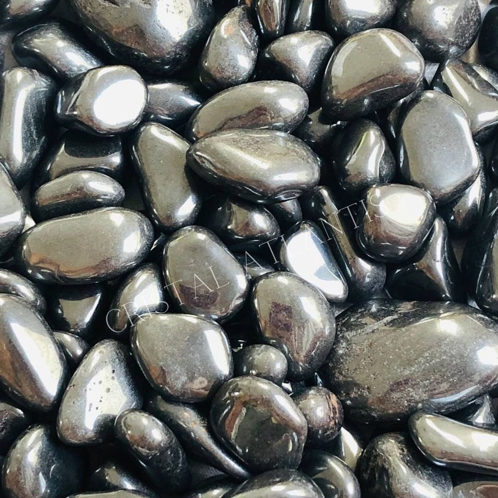 Hematita Cristal Pedra Rolada Natural