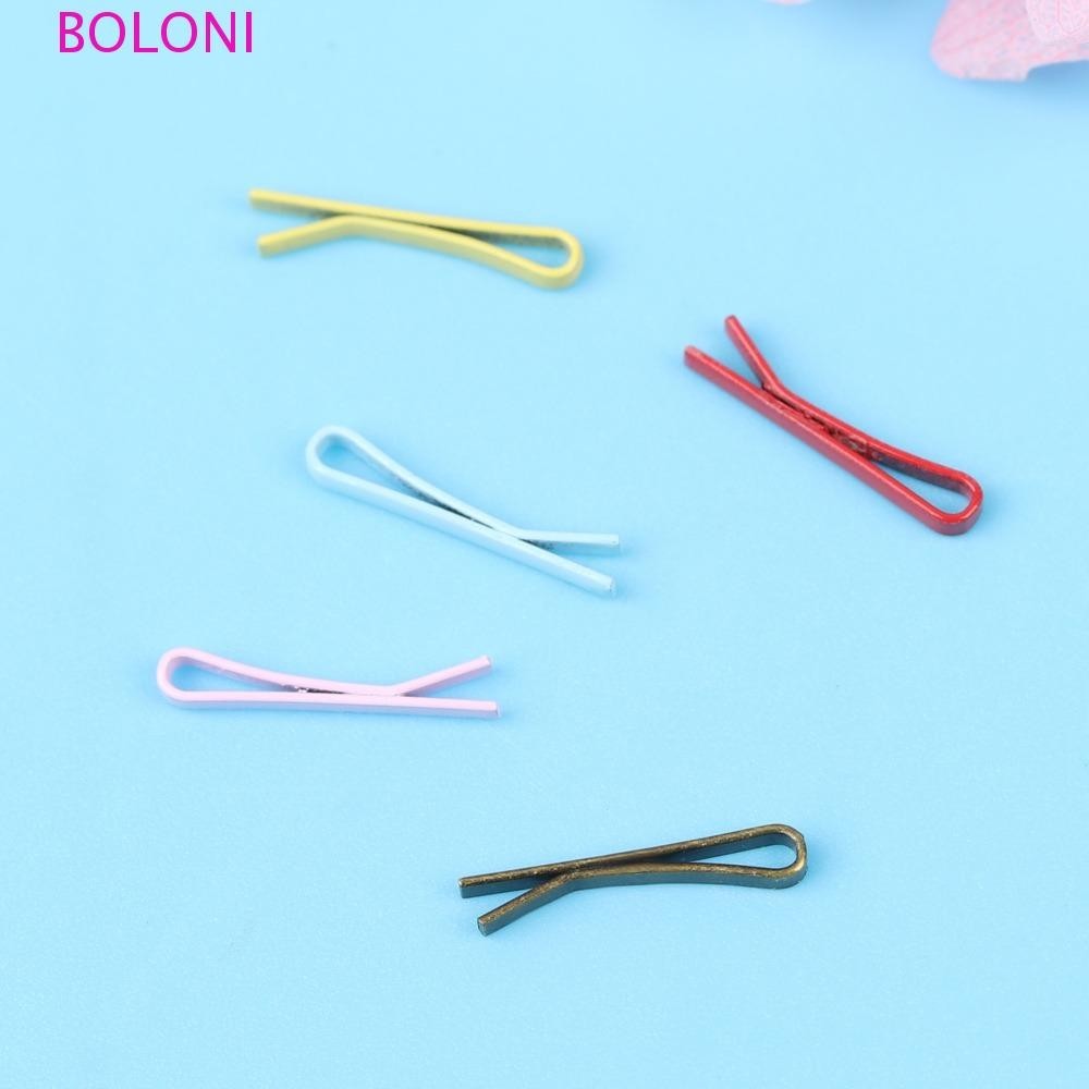 BOLONI 10PCS 1.1cm Mini Grampo De Metal Para Boneca , 1.1cm Clipes De Cabeça De , Acessórios BJD Cabelo Colorido E Fofo