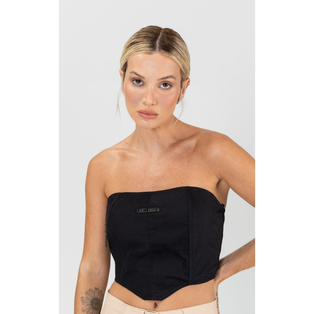 CROPPED ELEMENTARY  PRETO LABELLAMAFIA