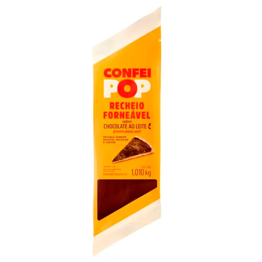 Recheio Forneável Confeipop - Chocolate ao Leite - 1,01kg - 1 unidade - Harald - Rizzo em Oferta na Shopee