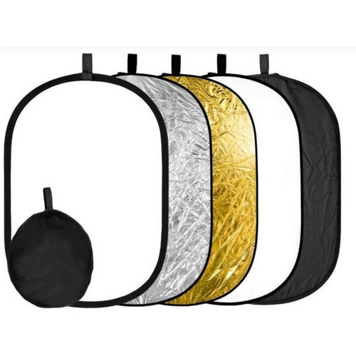 Rebatedor Retangular Oval Fotográfico 5 Em 1 - 90cm X 120cm