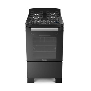 Fogão Itatiaia Itamaster 4 Bocas Preto Bivolt 3700000334 em Oferta na Shopee