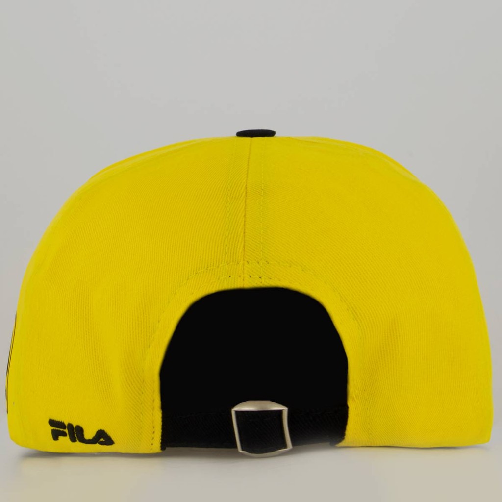 Detalhes do Boné Fila Sport Style Branco e Amarelo