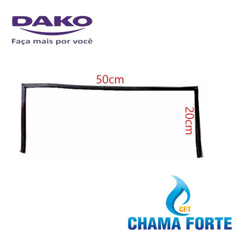 Borracha Forno Dako Couraçado 50x20.