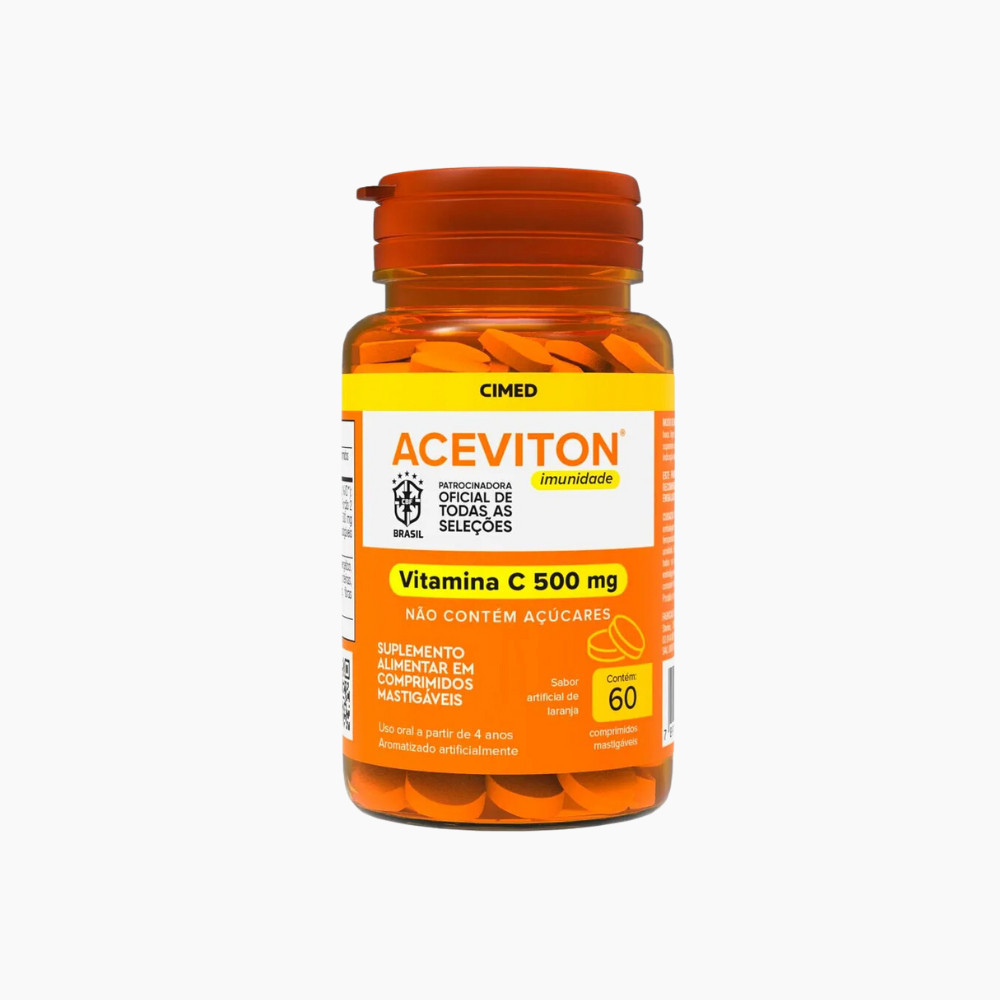 Aceviton Imunidade Vitamina C 500mg - 60 Cpr - Cimed