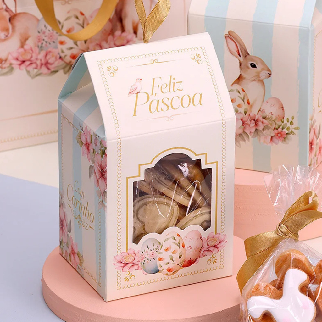 10 EMBALAGEM LEMBRANCINHA COM VISOR SUBLIME PÁSCOA 4541 (PASCOA JANGO OUTLET)