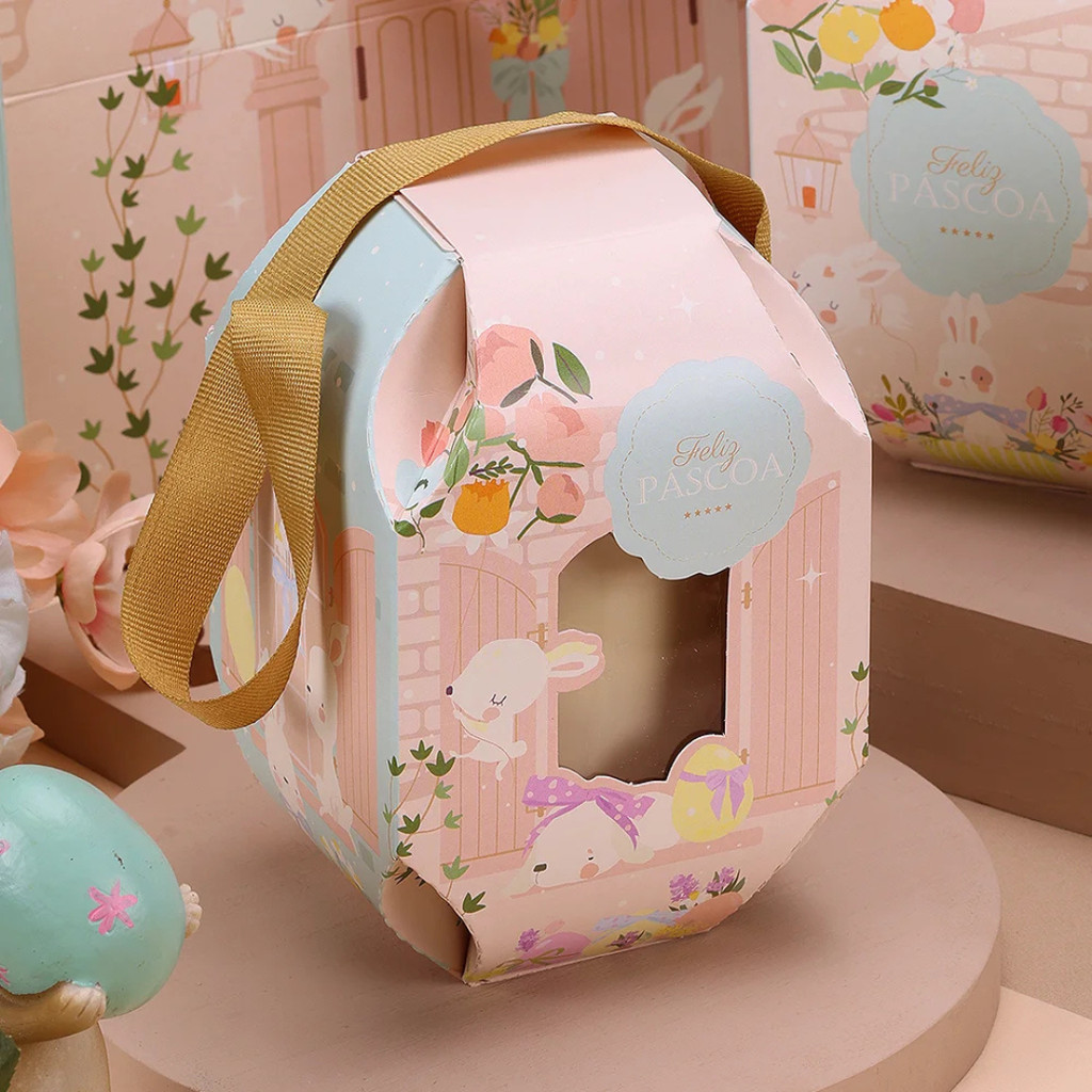 10 CAIXA PARA OVO EM PÉ 250G COM ALÇA DELICADEZA 4759 (PASCOA JANGO OUTLET) em Oferta na Shopee