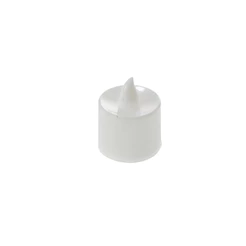 Kit 5 Vela Branca Decorativa Led Eletrônica Luz Amarela Artificial