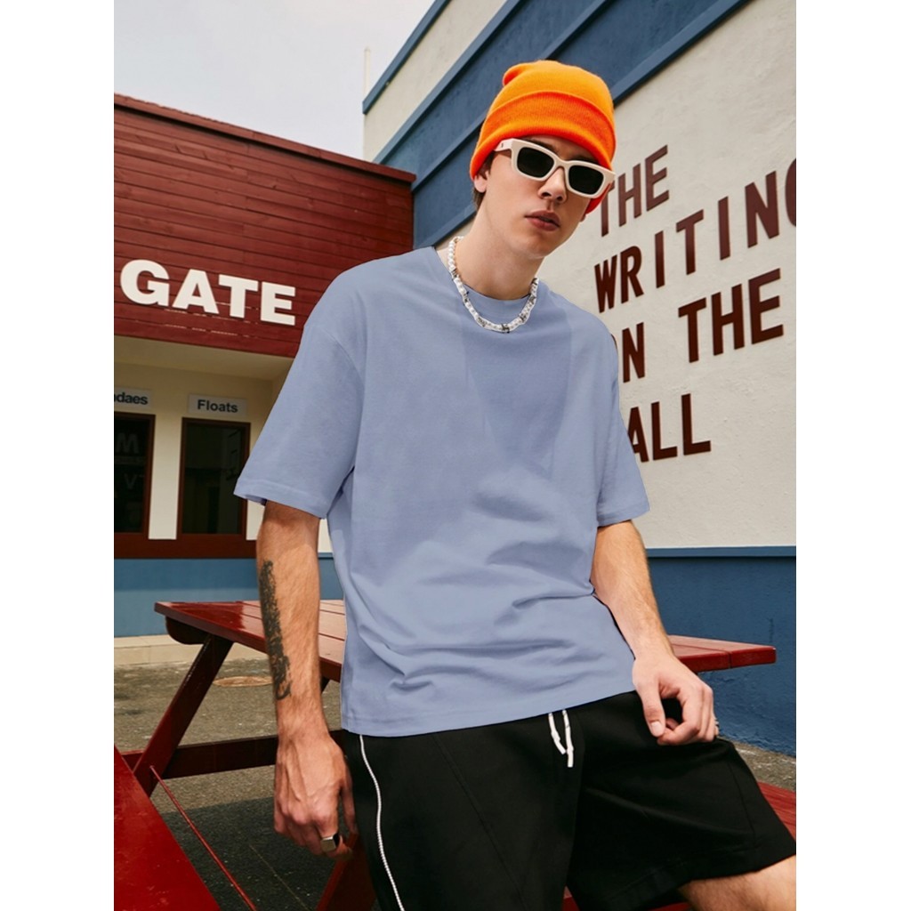 Camiseta Oversized Blusa Básica Larga Camiseta Sem Estampa  Camisa Lisa Longa Bordado Casual