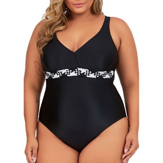 Maio Classic Trança Liso Plus Size Poliamida Banho de Mar
