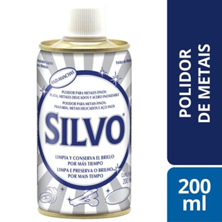 Polidor Metais Liquido Silvo Frasco Para Prataria 200ml