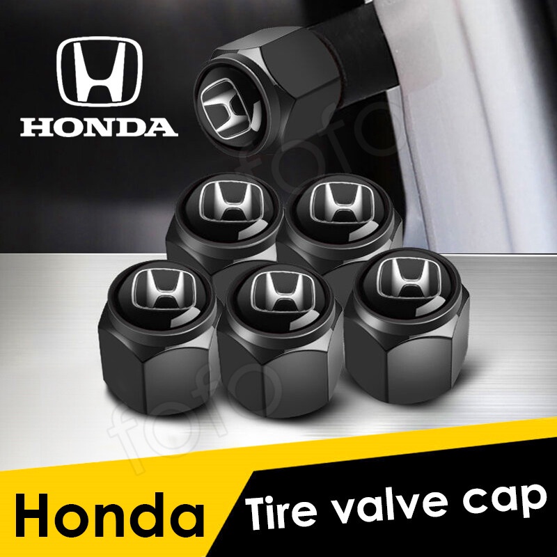 5Pcs/Set Honda Carro Tampas De Válvulas De Pneus Ar De Haste De Aço Inoxidável Modelo Universal Para Civic City CRV XRV URV jazz Crosstour Piloto Odyssey jade etc . ,