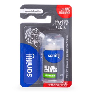 Fio Dental Sanifill Extra Fino 125m