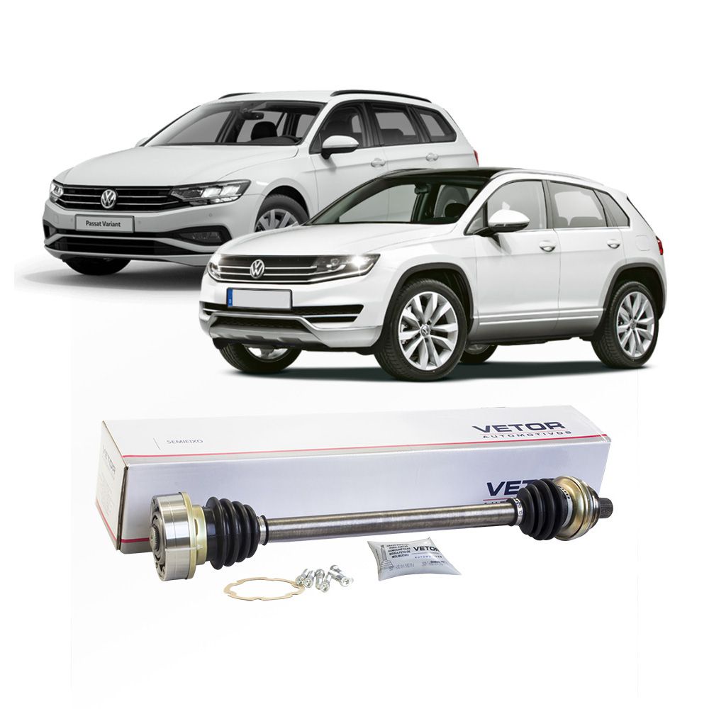Semi Eixo Tiguan 2.0 4X4 a Partir de 2011 Passat CC 2.0 4X4 2014 a 2016 Passat Variant 4x4 2.0 2012 a 2015 - Traseiro Lado Direito
