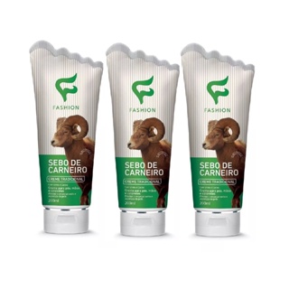 Fashion Sebo De Carneiro Tradicional Kit 03 Unidades 200ml em Oferta na Shopee