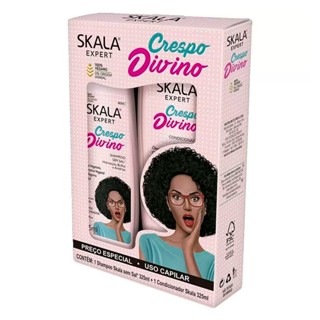 Kit Shampoo +Condicionador Skala Crespo Divino 325ml
