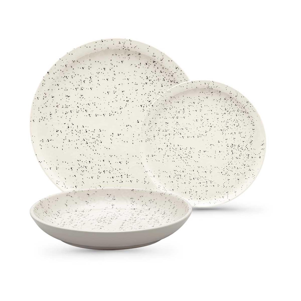 Aparelho de Jantar 18 Peças Oxford Flat Chuvisco - Home & Living