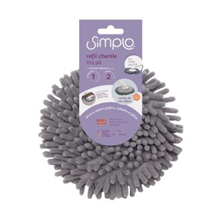 Refil chenile tira pó para mop giro fit – Simplo