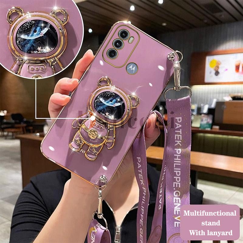 Capa De Telefone De Revestimento De Cordão Para Motorola Moto G60 G53 G52 G50 G60s G52 G82 G72 G73 G32 G30 G20 G10 em Oferta na Shopee