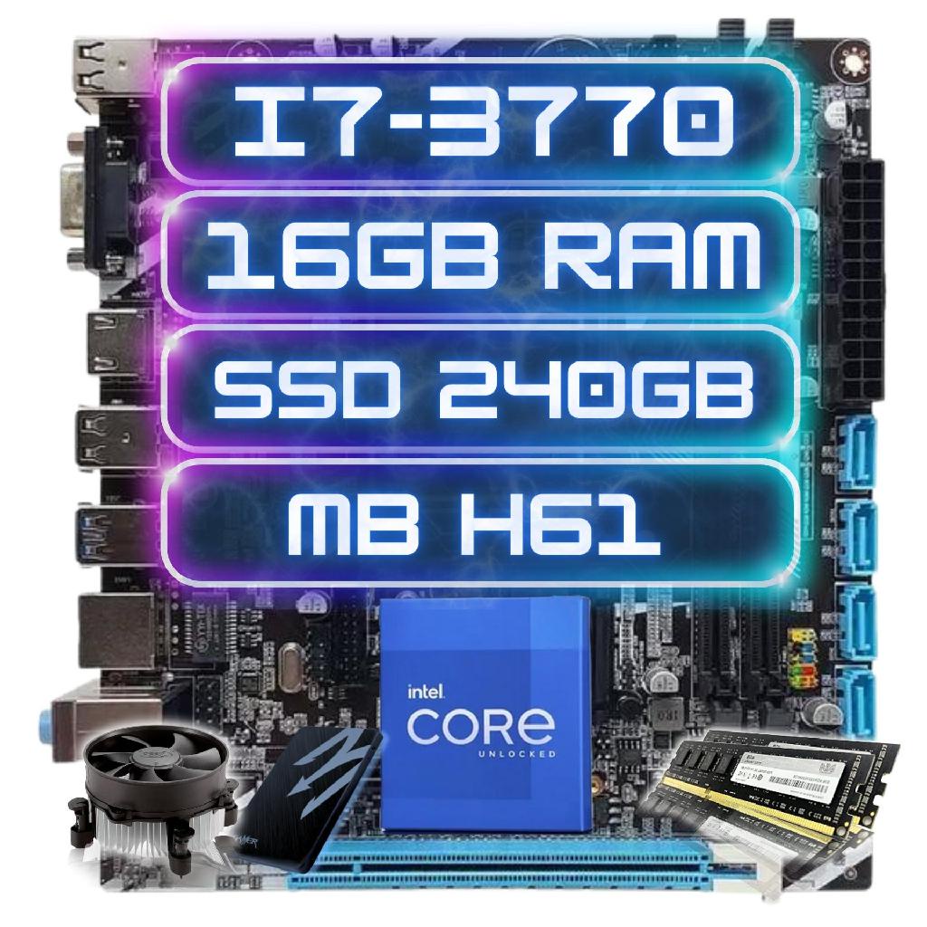 Kit Upgrade Intel I7-3770 + Ddr3 16gb + Ssd 240gb +h61