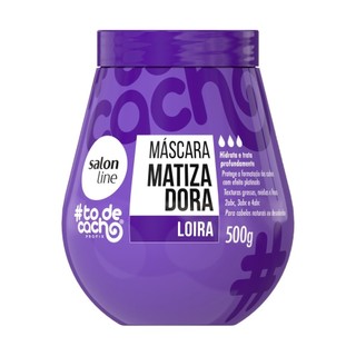 Máscara de hidratação Matizadora #todecacho Loiros Liberado Salon Line 500g em Oferta na Shopee