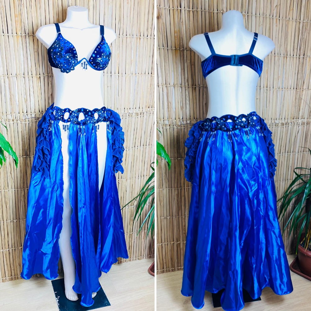 [Liquidação] Dança do Ventre Traje  Bordado Completo - GG-46 -  Pronta Entrega - TPCL-600