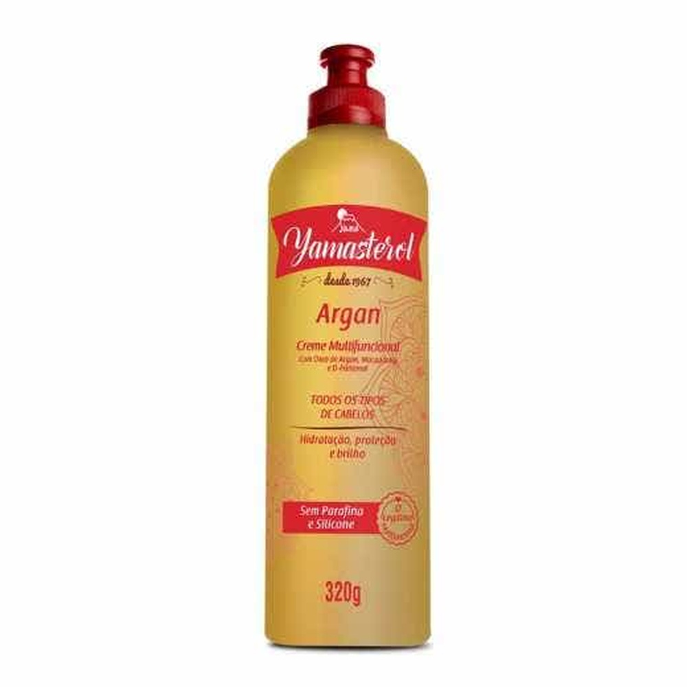 Creme Para Pentear Yamasterol Argan 320G - Beauty