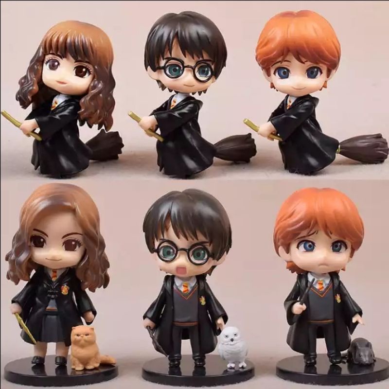 Boneco colecionável Harry Potter Hermione Rony Draco Malfoy  Severus Snape Dumbledore Voldemort Action Figure
