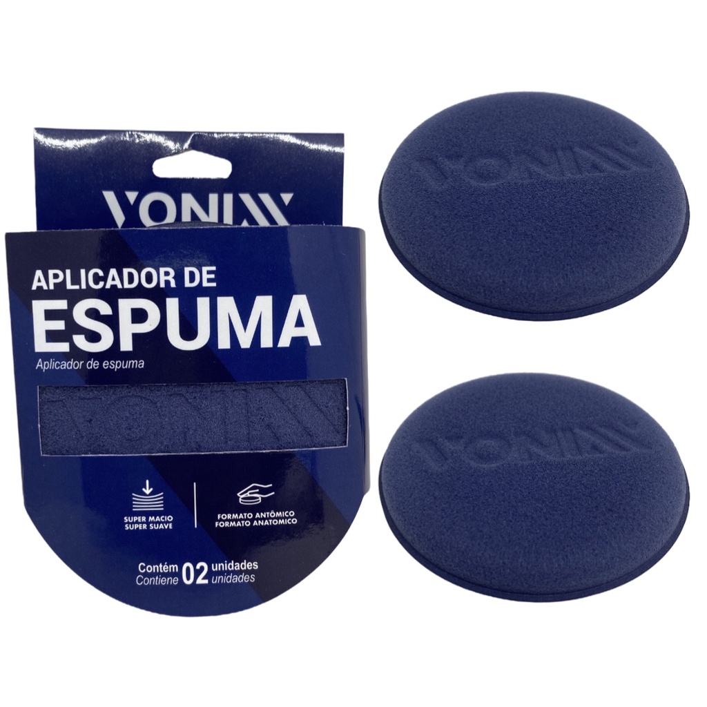 Kit com 2 Aplicador de Espuma Vonixx