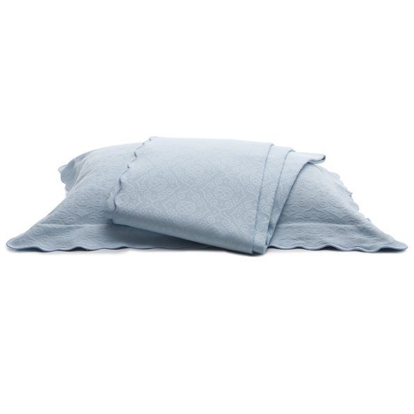 Colcha Piquet Super Solteiro Tognato Capela 100% Algodão Azul Bambino