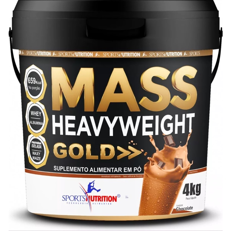 Massa Heavyweight Gold - Chocolate -4kg- Sports Nutrition